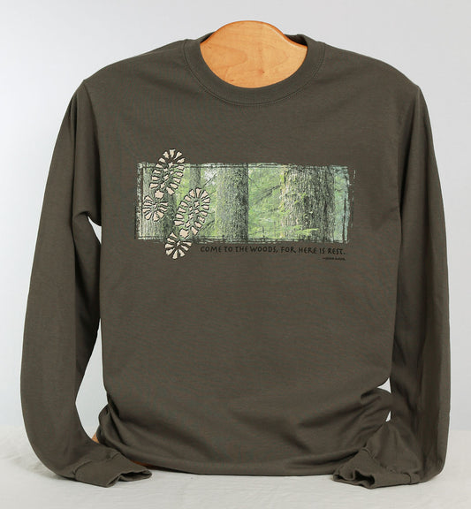 Come to the Woods Men's Long-sleeve T shirt