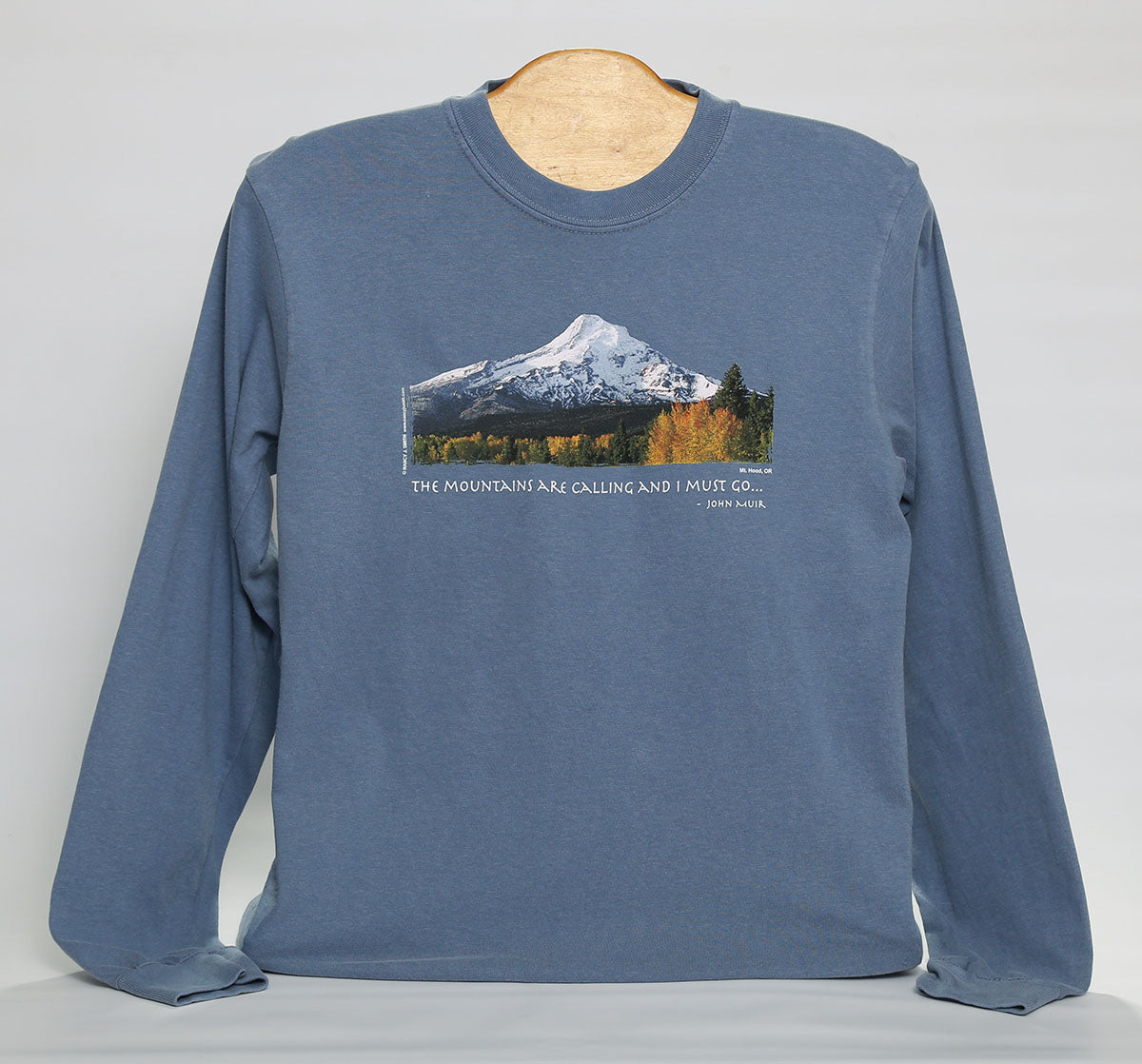 Mt Hood/Fall Men's Long Sleeve T-Shirt