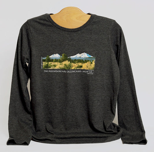 Three Sisters/Mountains are Calling Women's Long-sleeve T-shirt