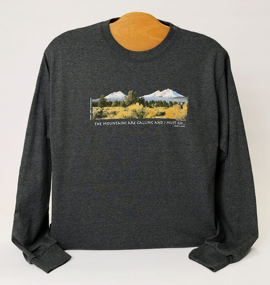 Three Sisters/Mountains are Calling Men's Long-sleeve T-shirt